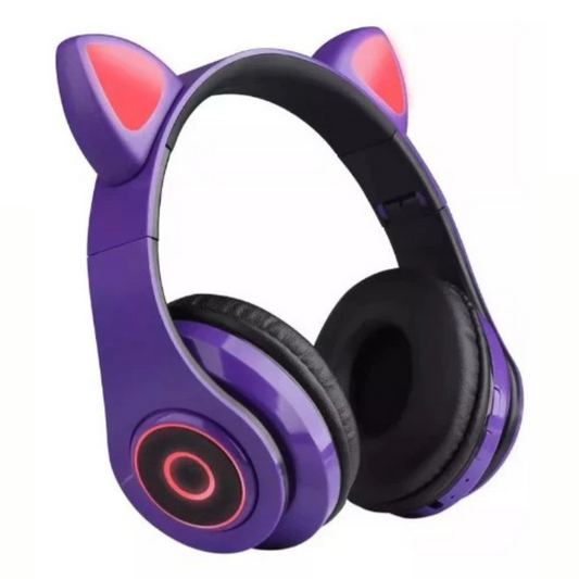 Audífonos de Gato Kawaii Bluetooth